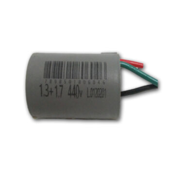 Capacitor para Ventilador Venti-Delta Ventura Bivolts 03,5uF 440VAC 2Fios - Capacitor Ventilador Ventisol - Capacitor Redondinho