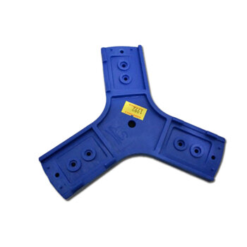 Helice para Ventilador de 100cm Solaster Power10/ Goar de 1 Metro - Kit c/3Pas cor Azul - Encaixe Eixo 16,0mm c/Chaveta 0,5mm - Dal-Moro
