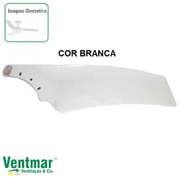 PÁ HÉLICE P/VENTILADOR DE TETO VENTI-DELTA SUBLIME BRANCA - VENDIDA P/UNIDADE - VENTILADOR PRIMAVERA EVOLUTION