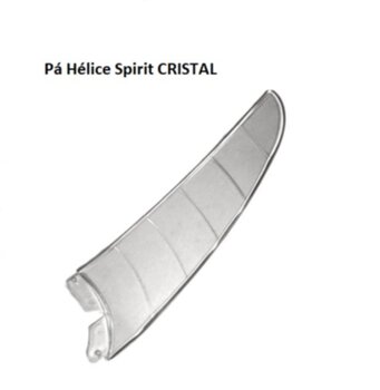 Pá Hélice para Ventilador de Teto Spirit Cristal Plástica para Modelos VT200 201 202 203 300 301 302 303 - *Vendida p/Unidade - Original