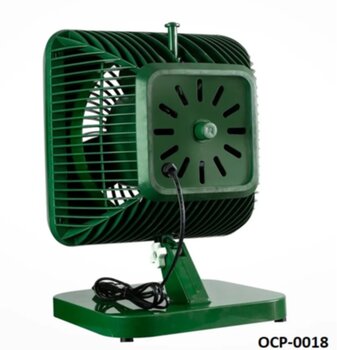 Ventilador de Mesa 30cm Venti-Delta Turbi 127V 130W cor Verde Grade Plástica - Ventilador oscilante Delta Turbi 2 em 1 Mesa/Parede - OCP0018