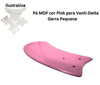 Pa Helice para Ventilador de Teto Venti-Delta New Light MDF Arte Pink p/Garra Pequena - New Montana, Magnes, Smart, etc...*Vendida p/Unidade