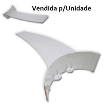Pa Hélice para Ventilador de Teto Venti-Delta Lunik Efyx - *Vendida p/Unidade - Pá Hélice para ventilador Efyx Plástica Branca
