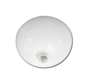 Canopla Plástica Superior para Ventilador de Teto Ventisol cor Branca - Diâmetro Externo Superior 14cm