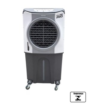 Climatizador Evaporativo Portatil 100Litros 220v210w Ventisol CLIPRO100 Vazao 5.500m3h Area Ate 60m2 Controle 3Velocidades - Ventisol CLI100PRO