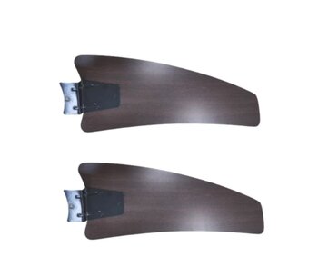 Pa Helice para Ventilador de Teto Primavera Evolution Delta Sublime - Kit c/02 Pas MDF Boing cor Tabaco c/Suportes/Parafusos e/Porcas