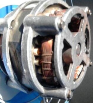 Motor para Climatizador Aquaclima Turbo 220v 08uF - Diant.Lado - Disco Eixo 12mm