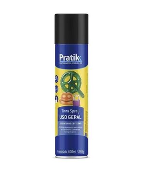 Spray para Pintura Cor Preto Fosco 350/400ml - VÁRIAS MARCAS*