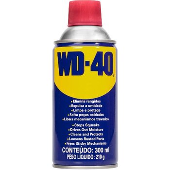Anti-Ferrugem Desengripande WD40 300ml - Desengripante Lubrificante Spray WD40 Aerosol - 300ml WD40