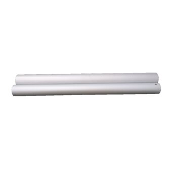 Kit Colunas para Ventilador Dômina 50/60cm cor Prata/Alumínio - Apenas as 2 Colunas Encaixaveis - SEM demais Peças de Montagem