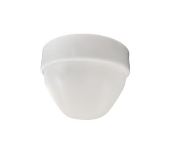 Plafon Luminária para Ventilador de Teto Venti-Delta Twister - Plafon Plástico Branco c/Globo Cupula Plástica *SEM Soquete