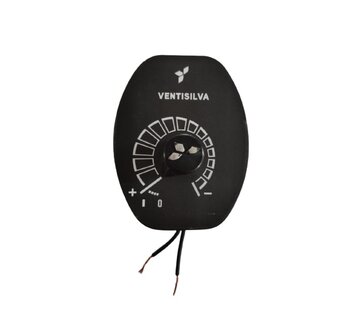 Chave Controle de Velocidade Ventilador Ventisilva 50/65cm Bivolts c/Caixa Fundo cor Preta - Chave Original VENTI50 / VPL / VCL s/Cabo