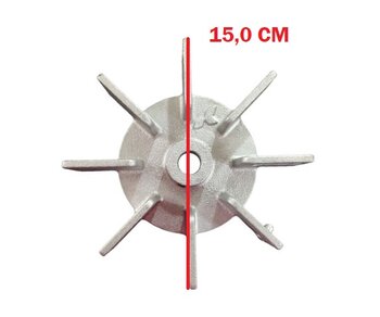 HELICE VENTOINHA 15CM GIRANTE DO MOTOR EXAUSTOR VENTISILVA FALCON E15,0MM BALANCEADO FIXAR C/PARAFUSO ALLEN - FB0038