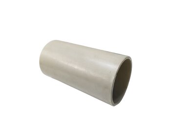 Carena Tubo Plástico cor Titânio - Acabamento da Haste para ventilador de Teto Venti-Delta - Kit c/2Peças que se encaixam