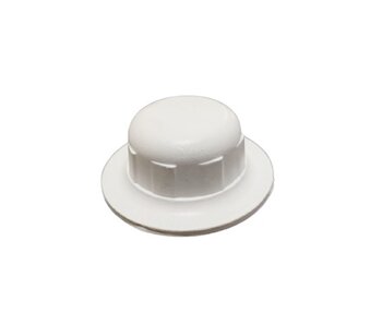 Porca da Helice Ventilador Ventisol Modelo MX-1674 cor Branca - p/Todos c/Eixo 08,0mm - Porca Plastica Rosca Esquerda