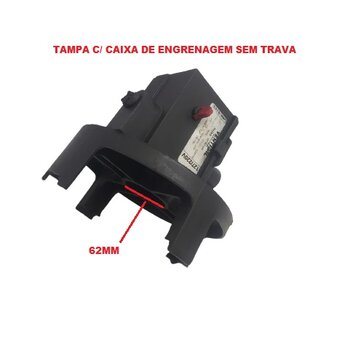 Caixa de Engrenagem para Ventilador Ventisol 50/60cm com Tampa Campana Traseira Modelo G2 Sem Trava Parafuso c/Encaixe p/Rol 6202