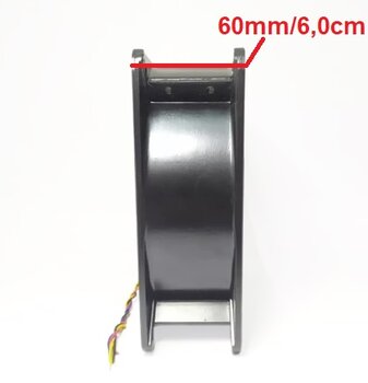 Exaustor de 18cm Microventilador Bivolts - Cooler Axial Ultrar 180x180x60 AF18060ML2BM5L0 - Carcaça Nylon
