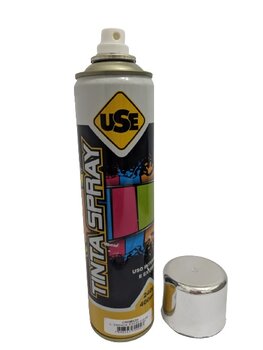 Tinta Spray Cor Metálica Cromado 360/400ml - Use
