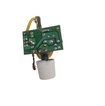 Controle para Ventilador Dimer Rotativo com Clique - Potência 1000W Bivolts - Knob Botão Branco