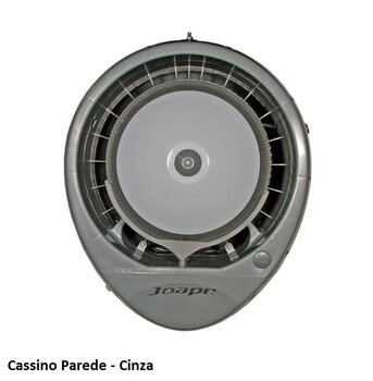 Climatizador de Ar Joape Cassino Pulverizante 220Volts Suporte de Parede - Rede HD - Vazao de Ar 2500m3/h - COR CINZA - P/Ate 50M2