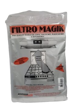 Manta Filtro Para Coifa Purificador Exaustor Depurador de Ar e Ar Condicionado - Porto Filtros - Medidas: 78x59cm - 1un