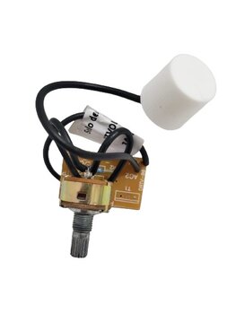 Controle para Ventilador Dimer Rotativo com Clique - Potencia 0400Watts Bivolts - Knob Botao Branco - Controla Produtos c/Potência até 200Watts