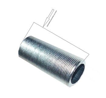 Nipel Niple de Metal com Rosca 10,0mm Comprimento 3,0_4,0cm para Luminárias - Medida Padrão para Instalar Luminária em Ventilador de Teto
