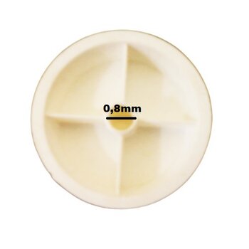 Porca Plástica da Hélice Ventilador Ventisol Arno Mondial - Rosca Esquerda 8,0mm cor Branca ou Cinza