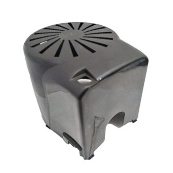 Capacete do Motor para Ventilador Ventisol 50/60cm New Notos Preto - Capa Plastica para Ventilador de Mesa, de Coluna ou Parede - MOD.0311