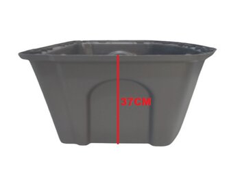 RESERVATÓRIO DE ÁGUA P/CLIMATIZADOR VENTISOL 70 LTS CLI70PRO CINZA - TANQUE DE ÁGUA PRÉ MONTADO 070 L CINZA