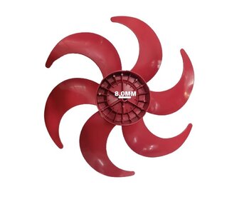 Helice de 30cm para Ventilador MALLORY 30cm 6 Pas Vermelha Helice de 6 Pas para Ventiladores MALLORY modelos de 30cm de diametro na cor Vermelha.