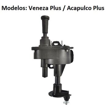 Caixa de Engrenagem Ventilador Solaster PLUS 50/60/70cm Acapulco Barcelona ou Veneza Modelo PLUS - SEM Rosca sem Fim