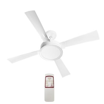 VENTILADOR DE TETO VENTI-DELTA MAGNÍFICO 4P 110V130W BRANCO K2 - LUM LED24W6000K-BRANCA CONTROLE REMOTO - SILENCIOSO CONSUMO A
