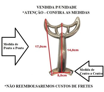 GARRA VT SUPORTE DE PÁ HÉLICE VENTILADOR DE TETO IMPORTADO/ *USADAS UNIDADE* G/GRANDE O.VELHO/ F/GARRA X MOTOR 5,5CM F/G MT X PÁ 14,0CM