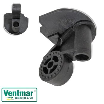 Mecanismo do Oscilante Bucha Suporte do Motor Ventilador Venti-Delta Premium Gold 50/60cm cor Preta - Encaixe Pino 11,0mm