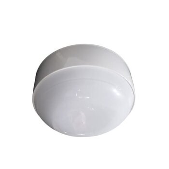 LUMINÁRIA PLAFON P/VENTILADOR DE TETO VENTISOL ELLUZ LEGACY PL BRANCO C/GLOBO P/PLACA LED OU P/SOQ E27 - *PLACA/SOQ  NÃO INCLUIDOS