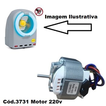 MOTOR P/ARMADILHA ECOLOGICA MATA MOSCA CAPTOR 220V 55W E-04MM 003945-220V-60HZ-44/23 - MATA INSETOS/ MOSCA / MOSQUITO