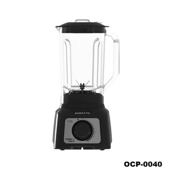 LIQUIDIFICADOR DE 3,2 LITROS RESIDENCIAL DE ALTA ROTAÇÃO VENTISOL AGRATTO 110V1200W-CONSUMO - COPO PL CRISTAL - ALIQ05N-01