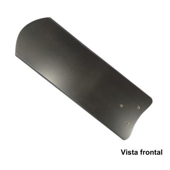 PÁ HÉLICE P/VENTILADOR DE TETO VENTEX YARIS - MDF RETA COR PRETA - *VENDIDA P/UNIDADE