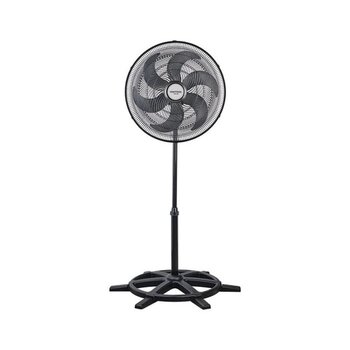 VENTILADOR DE COLUNA 050CM VENTISOL TURBO 6PÁS PREMIUM 110V06,5UF 135W PRETO HEL-CINZA GRADES PLÁSTICAS - VENTILADOR TURBO 6P OSCILANTE PREMIUM