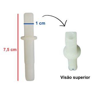 Pino Quadrado - Fixador da Engrenagem Haste Lisa da Caixa de Engrenagen Ventilador Venti-Delta 50/60cm Premium - Gold