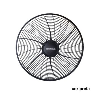 GRADE P/VENTILADOR VENTISOL 50CM - PLÁSTICA PRETA DIANTEIRA P/CIRCULADOR DE AR CA01 CA02