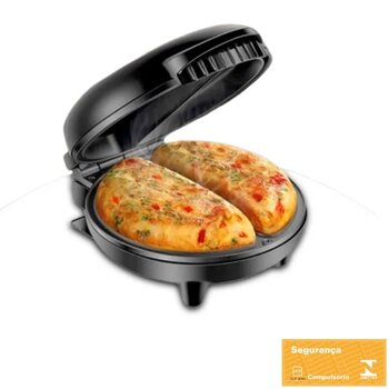 OMELETEIRA MR CHEFF REDONDA 110V 800W INOX AOIP01-01 - VTS AGRATTO - FAZER OMELETE