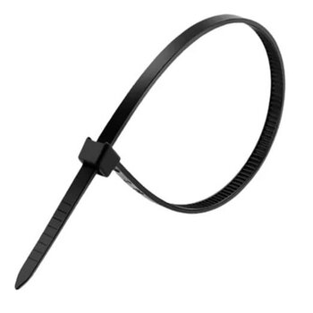 abraçadeira de nylon 760 x 9,0mm presilha lacre extra grande cor preto - *vendida p/unidade