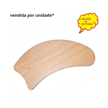 PÁ HÉLICE P/VENTILADOR DE TETO VENTI-DELTA - PÁ MADEIRA FACAO CURVA COR MOGNO C/FURAÇÃO P/GARRA MAIOR - *VENDIDA P/UNIDADE *SALDÃO