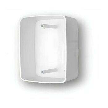 Caixa Fundo p/Sobrepor 4x2 Plástica cor Branca - p/Instalacao de Chaves Interruptores ou Tomadas Externas