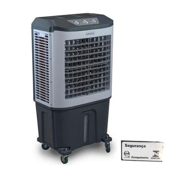 CLIMATIZADOR DE AR 080LT 110V250W VAZÃO-06000M3/H ATÉ-90M2 UMIDIFICADOR ULTRAAR PORTÁTIL ULTRA80 PLUS 3-VEL