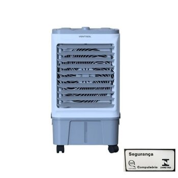 CLIMATIZADOR DE AR 016LT 110V130W VAZÃO-01100M3/H ATÉ-20M2 UMIDIFICADOR VENTISOL PORTÁTIL CLIN16-01 3-VEL BCO/cza