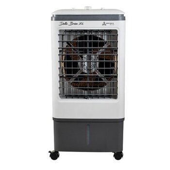 CLIMATIZADOR DE AR 020LT 110V080W VAZÃO-02000M3/H ATÉ-15M2 UMIDIFICADOR DELTA BRISA-20L PORTÁTIL BCO/CZA