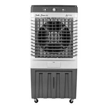 CLIMATIZADOR DE AR 080LT 110V250W VAZÃO-05500M3/H ATÉ-60M2 UMIDIFICADOR DELTA BRISA-80L PORTÁTIL BCO/CZA